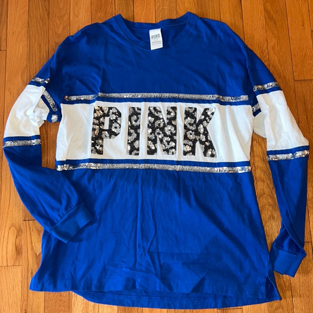 Pink Victoria Secret size L long sleeve shirt